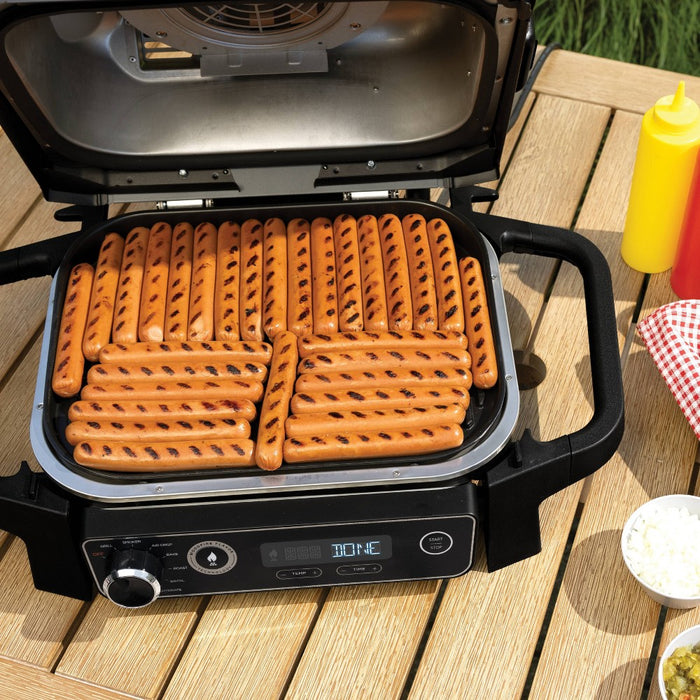 Ninja Woodfire Outdoor Grill & Smoker, 7-in-1 Master Grill, BBQ Smoker and Air Fryer with Woodfire Technology - OG701 (LOCAL PICKUP ONLY)