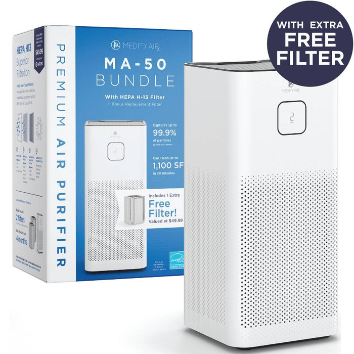 Medify Air MA-50 Value Pack White with 1 extra filter (LOCAL PICKUP ONLY)