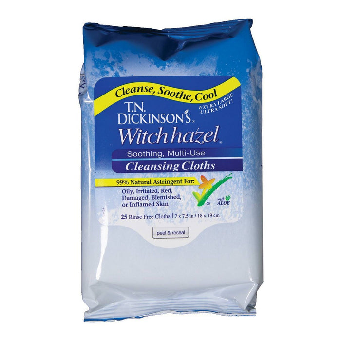 T.N. Dickinson's Witch Hazel Cleansing Cloths - 25ct