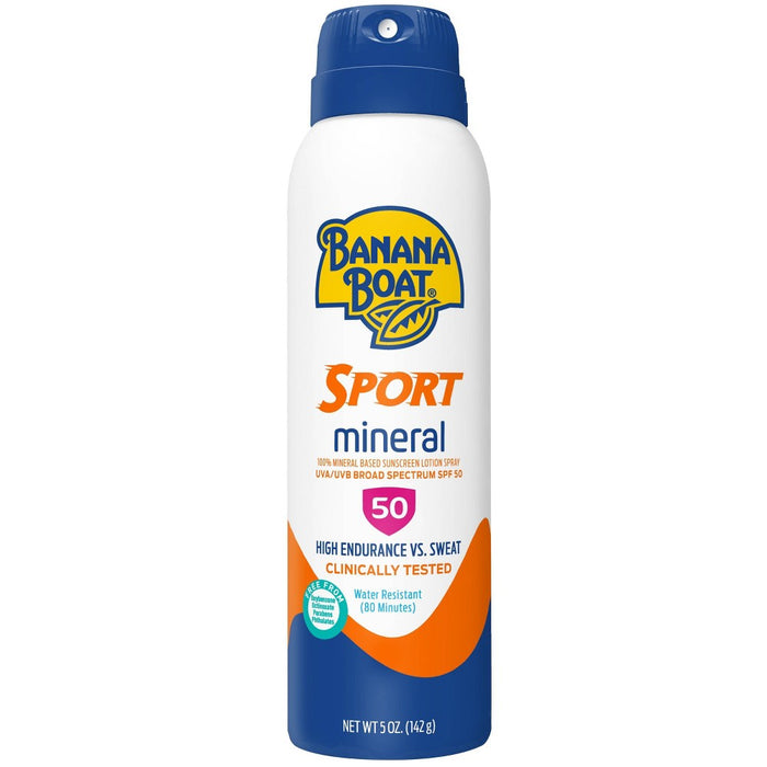 Banana Boat Sport Mineral C Sunscreen Spray - SPF 50 - 5 oz *NEW*