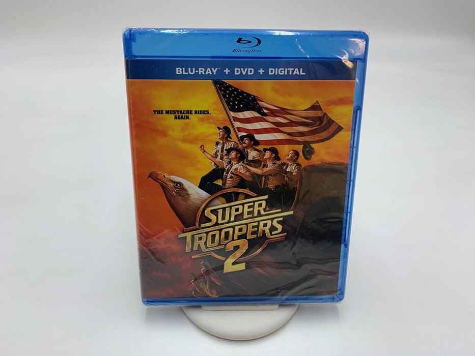 Super Troopers 2 (Blu-ray + Digital) *NEW & SEALED - NO SLIPCOVER* *ADD 3 TO YOUR CART & 1 IS FREE!*
