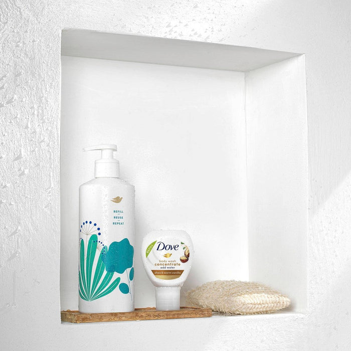 Dove Beauty Shea & Warm Vanilla Concentrate Body Wash Refill - 4 fl oz/Makes 16 fl oz