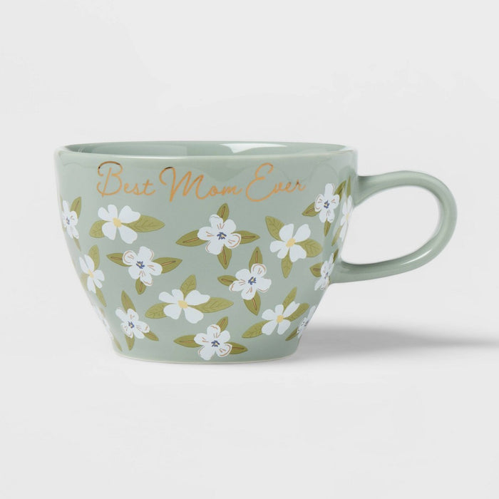 19oz 'Best Mom Ever' Latte Mug Green - Threshold™