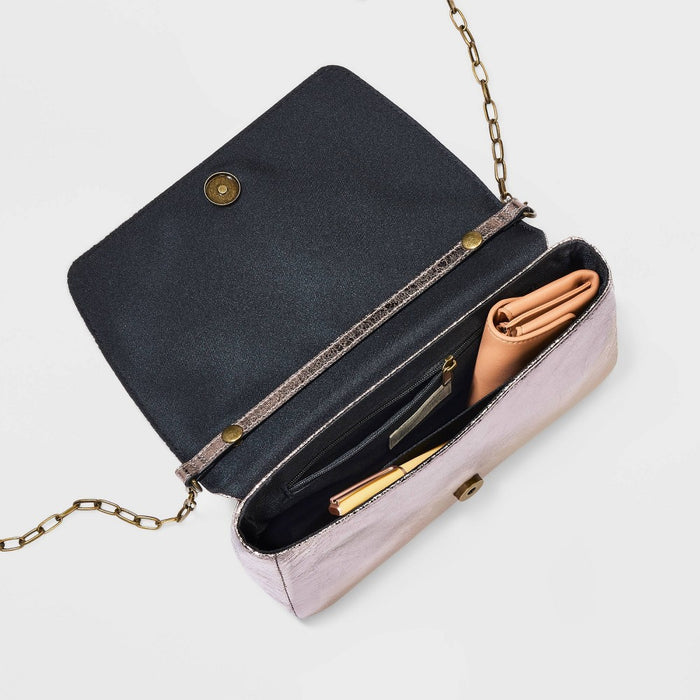 Flap Crossbody Bag - Universal Thread™ Metallic Bronze
