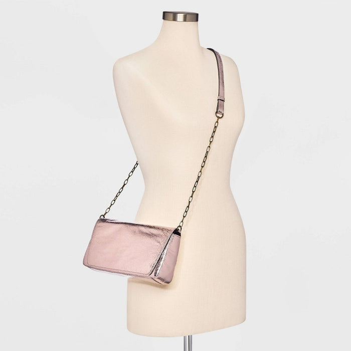 Flap Crossbody Bag - Universal Thread™ Metallic Bronze