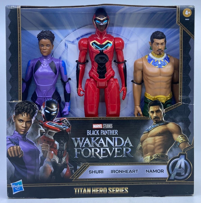 Marvel Titan Hero Series Black Panther Wakanda Forever Shuri Ironheart Namor