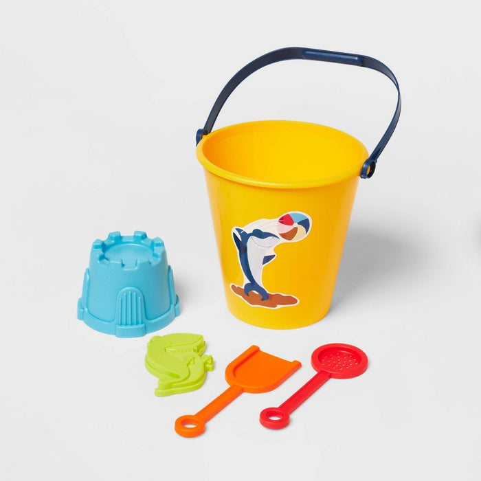 Kids' Shark Sand Bucket 5pc Set - Sun Squad™