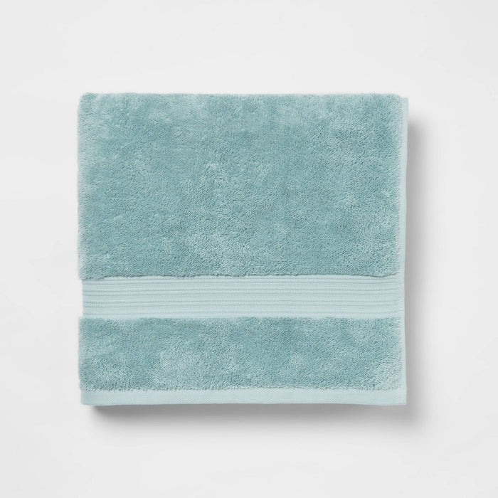 Antimicrobial Bath Towel Aqua - Threshold™