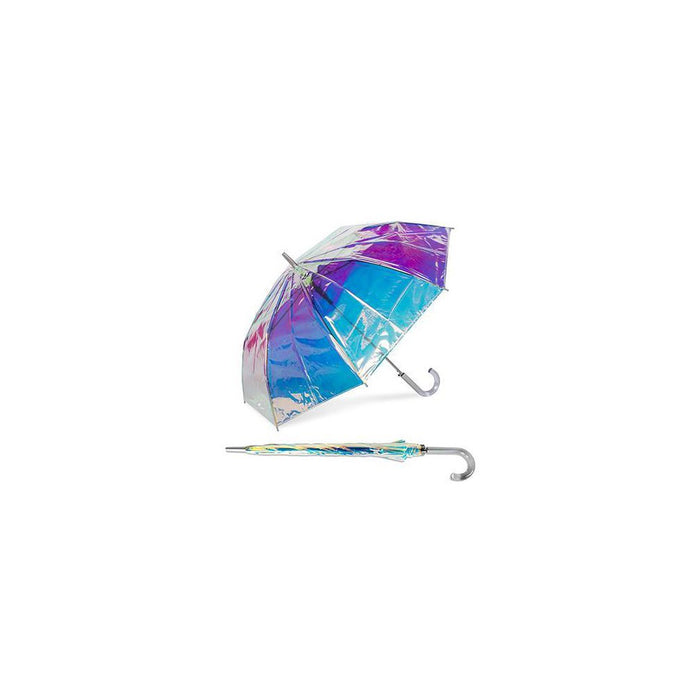 ShedRain Iridescent Stick Bubble Umbrella