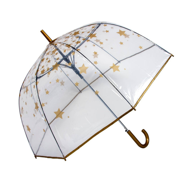 ShedRain Bubble With Stars Bubble Umbrella - Clear