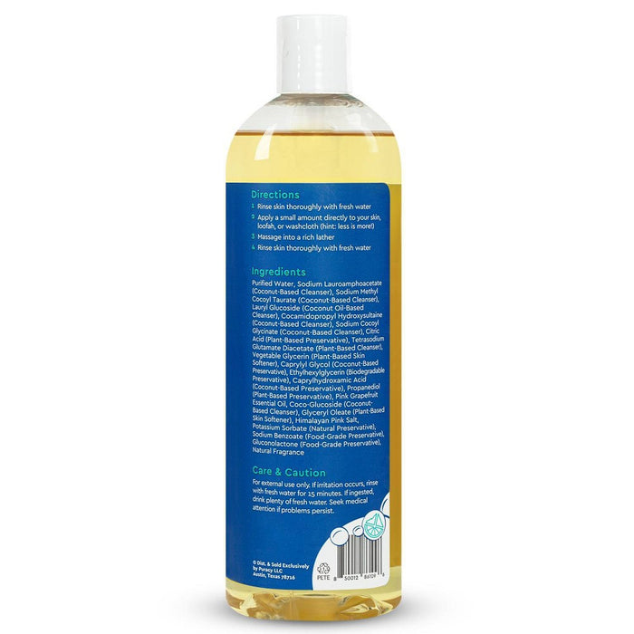Puracy Natural Body Wash Shower Gel - Citrus & Sea Salt - 12 fl oz