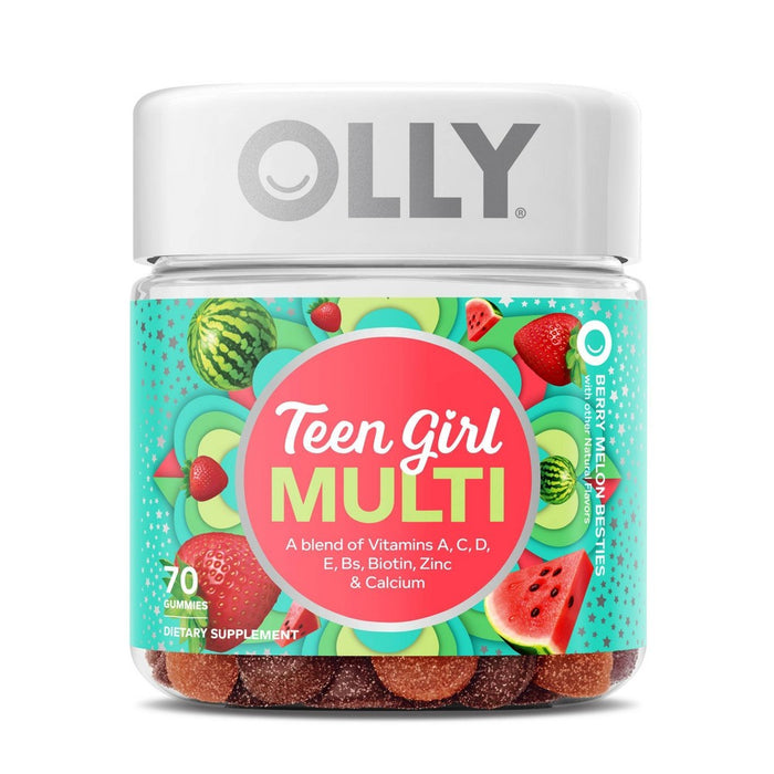 Olly Teen Girl Multivitamin Gummies - Berry Melon - 70ct6