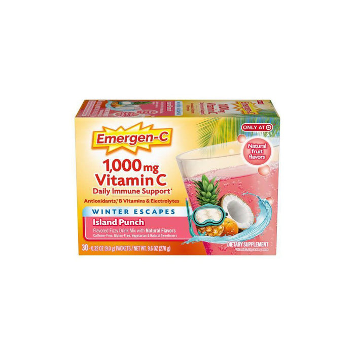 Emergen-C Island Punch Dietary Supplements - 30ct