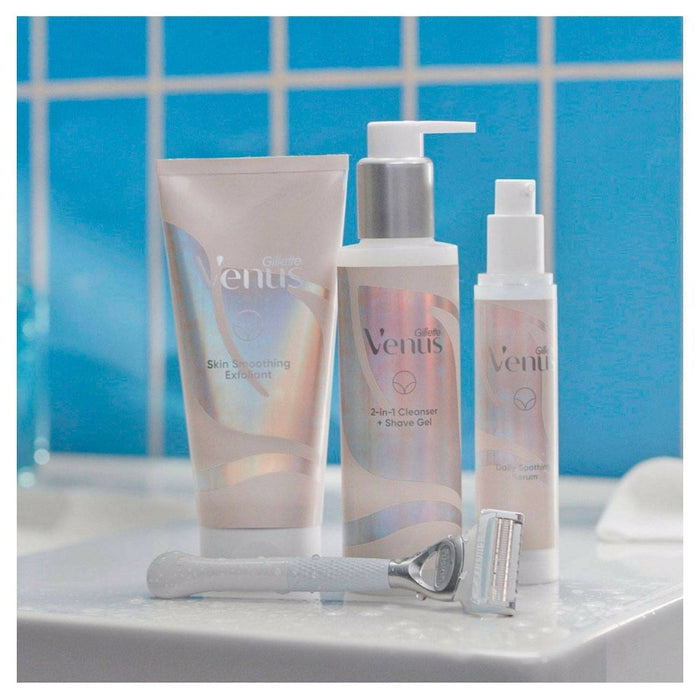 Venus for Pubic Hair & Skin Women's Razor + 2 Razor Blade Refills