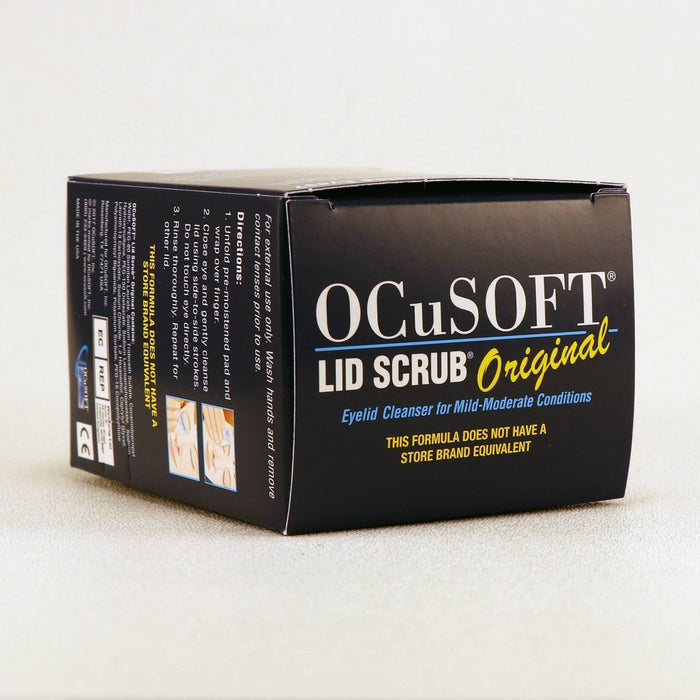 OCuSOFT Eye Lid Scrub Original Pre-Moistened Pads - 30ct