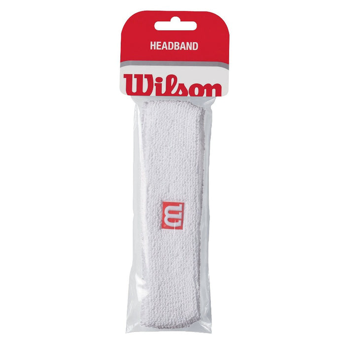 Wilson Athletic Cotton Headband White
