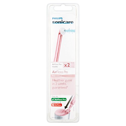 Philips Sonicare Air Floss Pro Nozzles Retail Pack, Pink, 2 Count