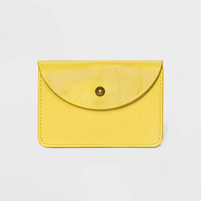 Accordion Card Case - Universal Thread™ Yellow