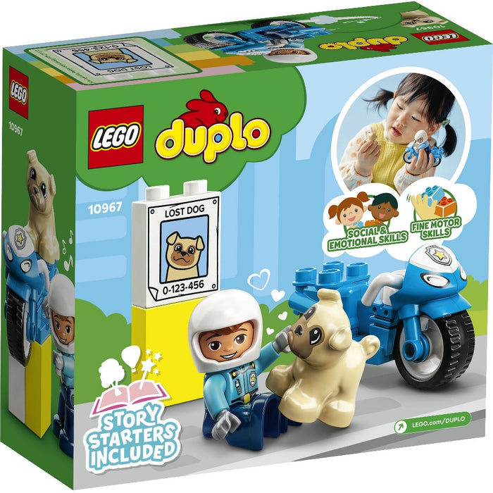 LEGO DUPLO Rescue Police Motorcycle Toy 10967