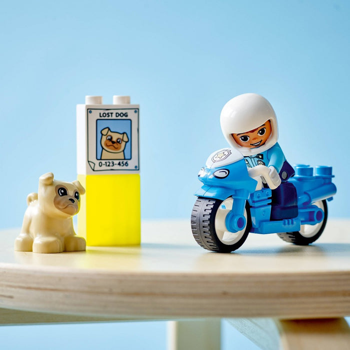 LEGO DUPLO Rescue Police Motorcycle Toy 10967