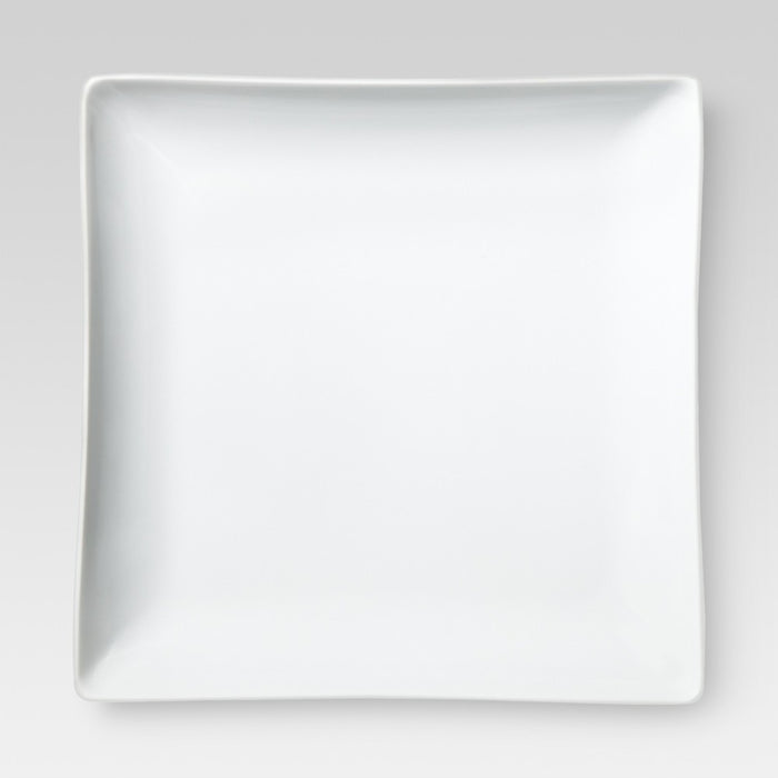 Square Dinner Plate - White 11.3"x10.3" - Threshold