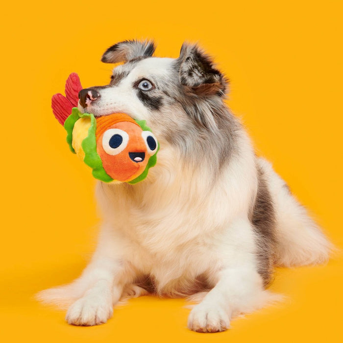 BARK Eduardo The Shrimp Taco Dog Toy