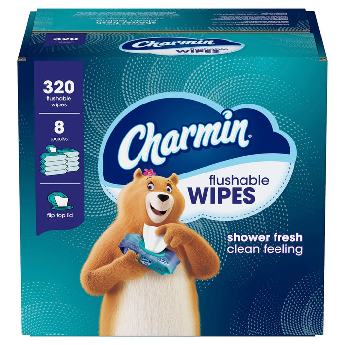 Charmin Flushable Wipes - single