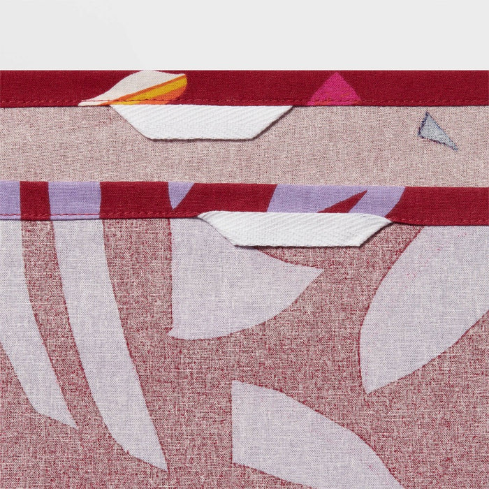 2pk Cotton Tea Towels Red - Opalhouse™