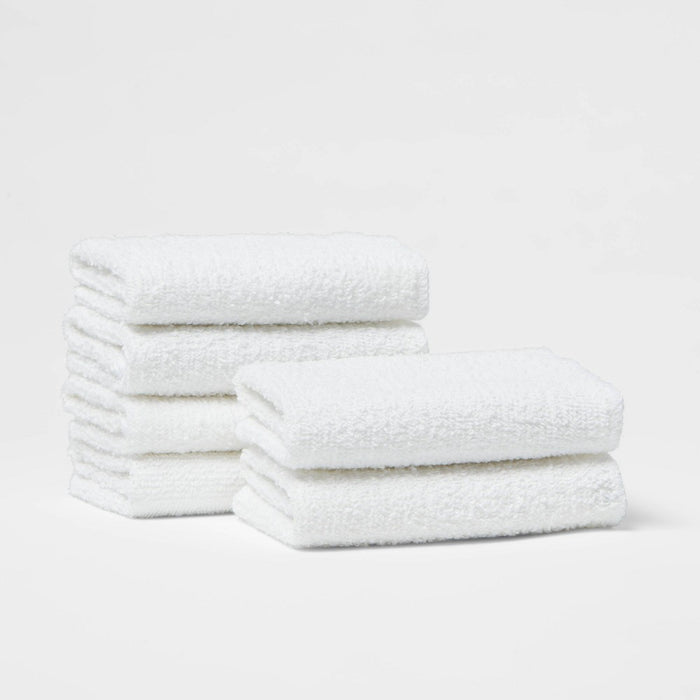 6pk Washcloth Set White - Room Essentials™