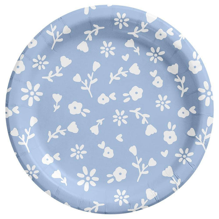 15ct Snack Plate Blue - Spritz™
