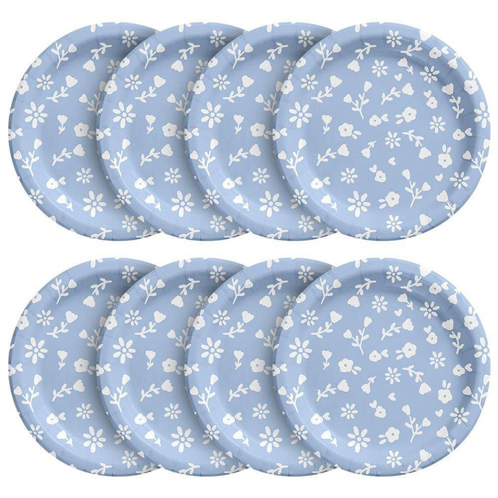 15ct Snack Plate Blue - Spritz™