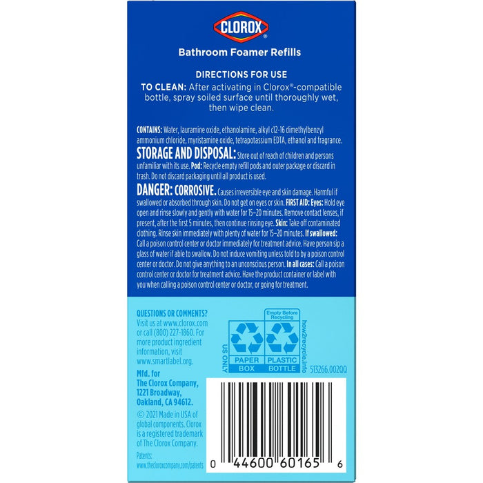 Clorox Refillable Concentrate Spray - Bathroom Foamer Refill - 2.25 fl oz