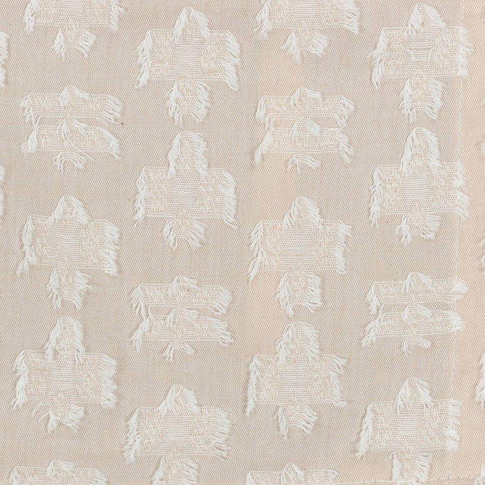 1pc 50"x84" Light Filtering Clipped Textured Window Curtain Panel Natural - Threshold™