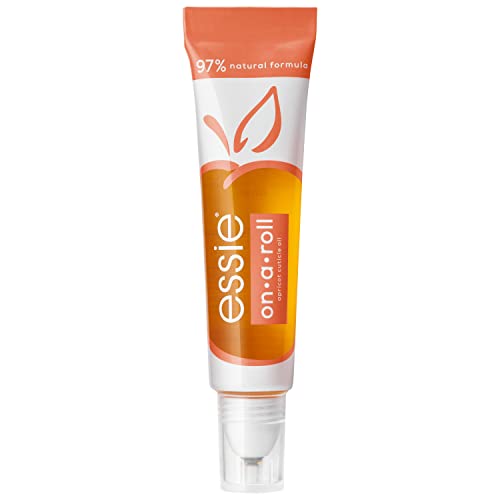 essie Nail Care, Apricot Cuticle Oil and Nail Treatment, 8-Free Vegan, On A Roll, 0.46 fl oz