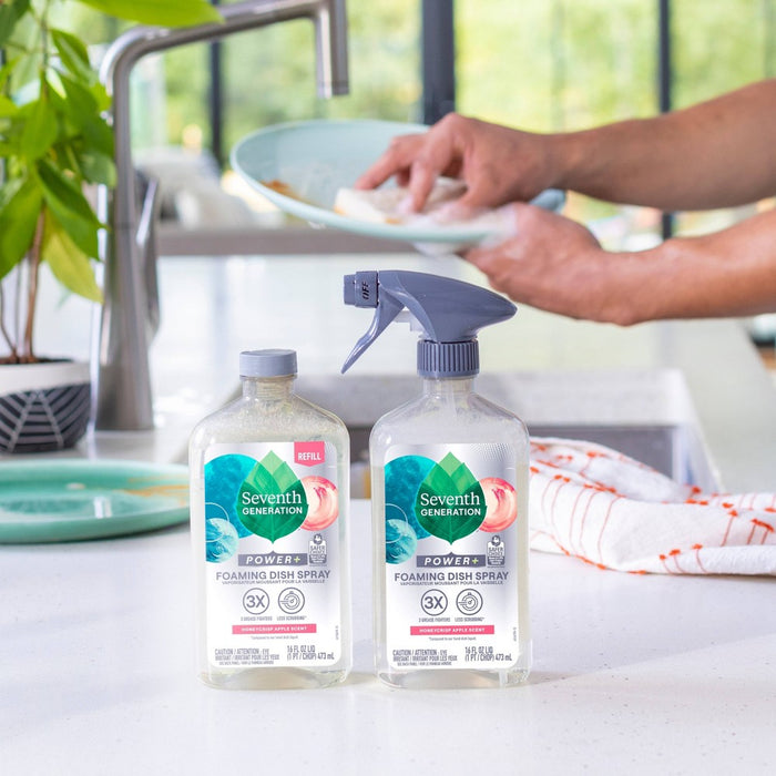 Seventh Generation Foaming Dish Spray - Honeycrisp Apple - 16 fl oz