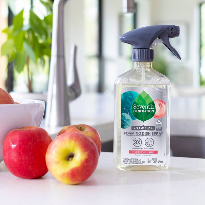 Seventh Generation Foaming Dish Spray - Honeycrisp Apple - 16 fl oz