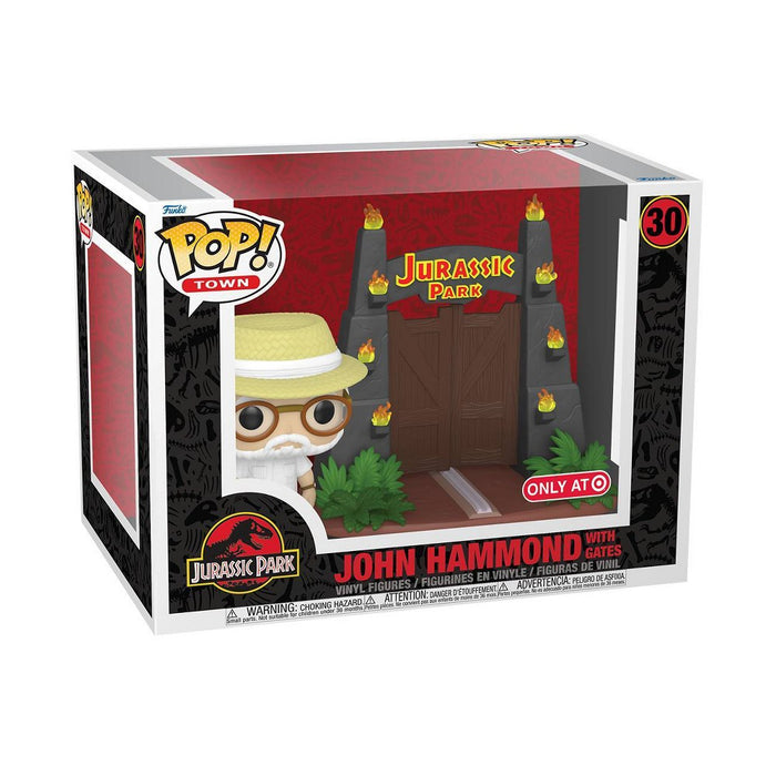 Funko POP! Moments: Jurassic Park - John Hammond w Gates (Target Exclusive) NEW