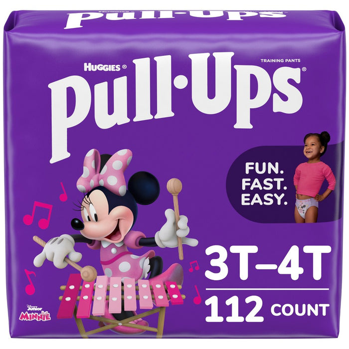 Pull-Ups Girls' Learning Design Pack Training Disposable Pants - 3T-4T - 112ct