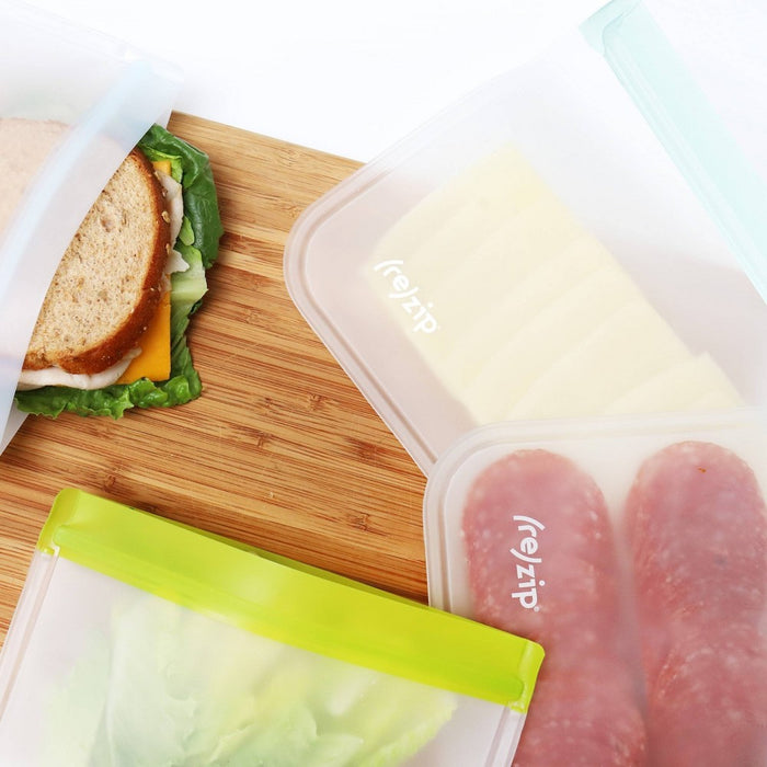 (re)zip Reusable Leak-proof Half Gallon Deli Bag - 4pk *NEW*