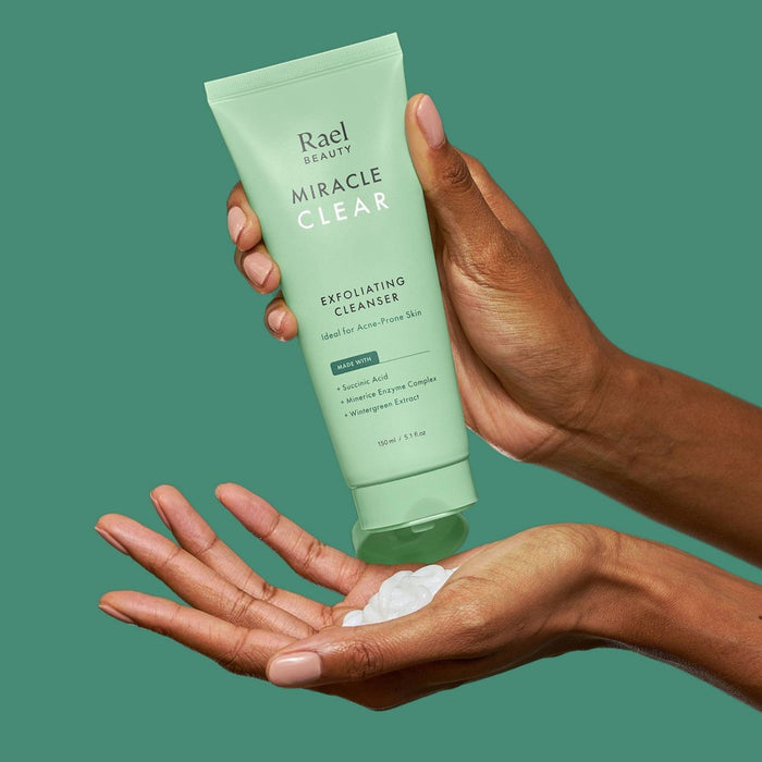 Rael Beauty Miracle Clear Succinic Acid Gentle Exfoliating Cleanser - 5 oz NEW
