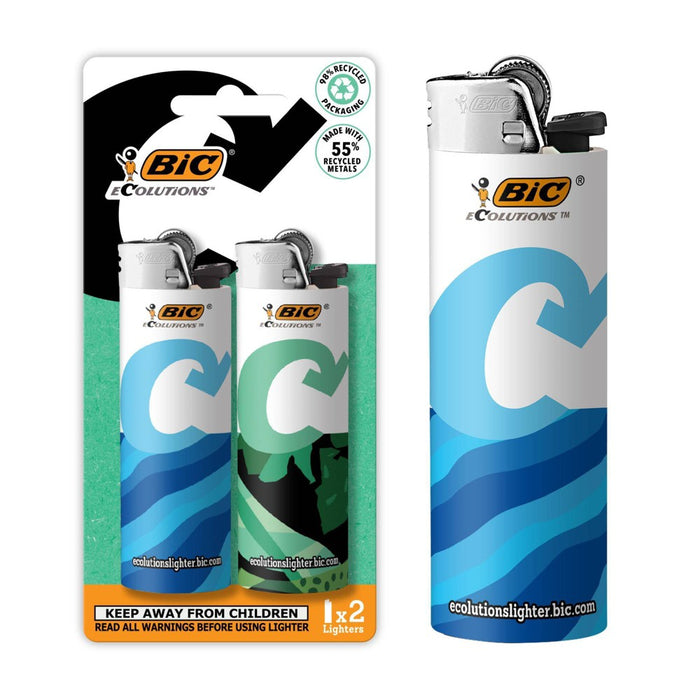 BiC 2pk Ecolutions Ecofriendly Pocket Lighter