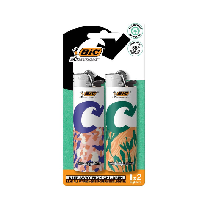 BiC 2pk Ecolutions Ecofriendly Pocket Lighter