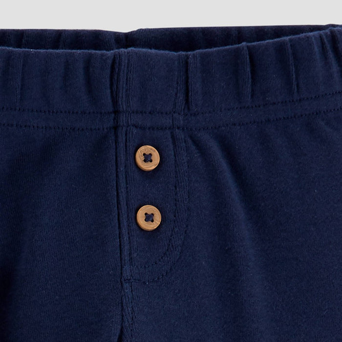 Carter's Just One You® Baby Boys' 2pk Pull-On Pants - Navy/Gray 6M