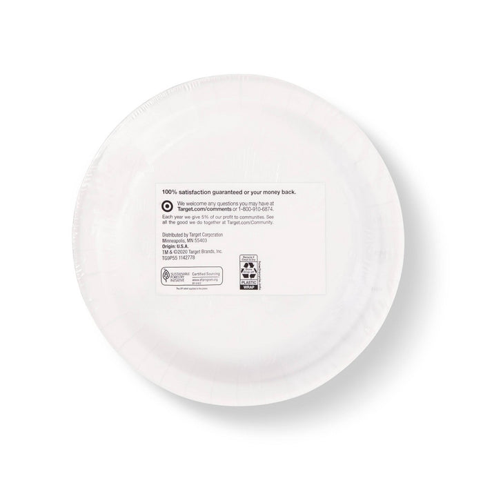 Line Plaid Paper Plates 8.5" - 55ct - up & up™.......