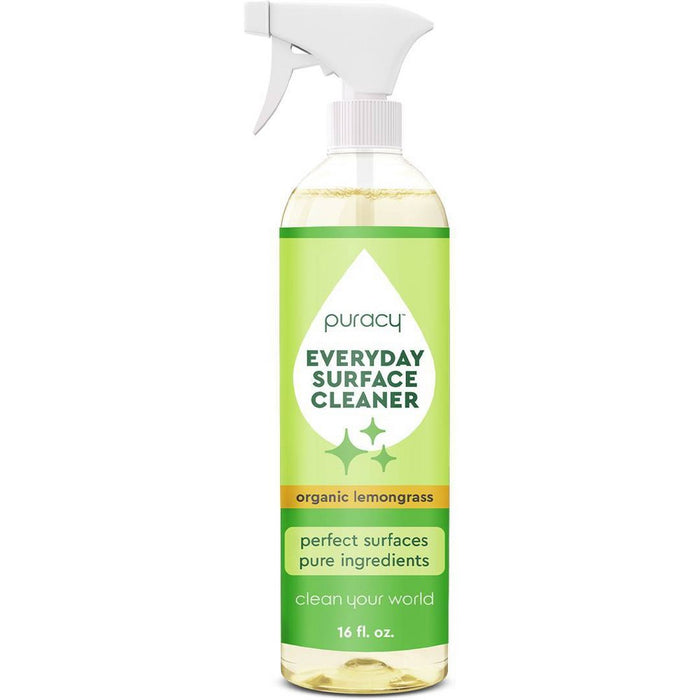 Puracy Everyday Surface Cleaner - Perfect Surfaces, Pure Ingredients - Organic Lemongrass - 16 fl oz
