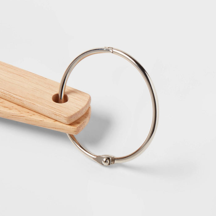 2pk Silicone Spatulas with Wood Handles Blue - Opalhouse™