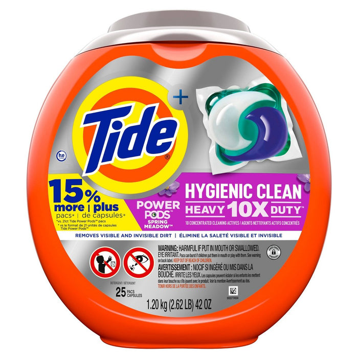 Tide Power Pods Clean Laundry Detergent - Spring Meadow - 42oz/25ct