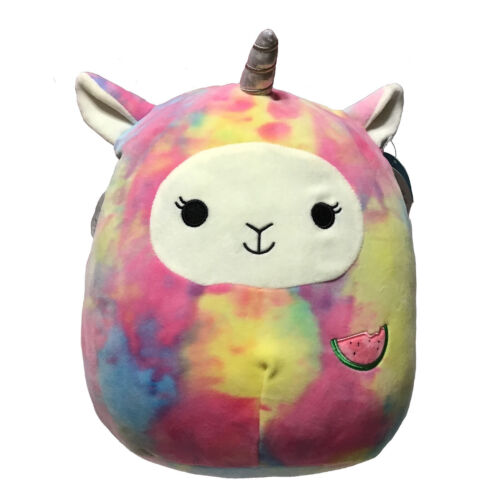 Squishmallows 12" Summer Fun Plush -LUCY-MAY UNICORN