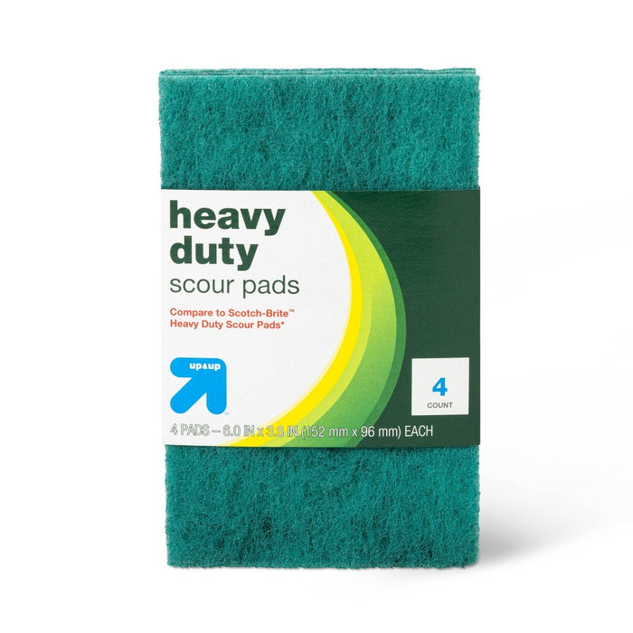 Heavy Duty Scouring Pads - 4ct - up & up™