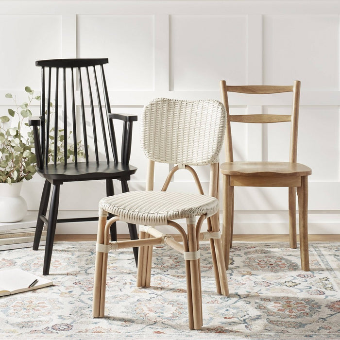 Canton Rattan and Woven Dining Chair White - Threshold™5 (LOCAL PICKUP ONLY)